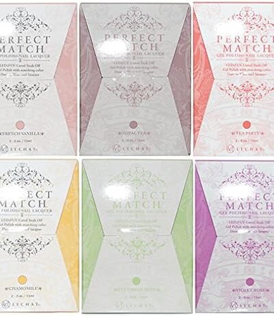 LeChat Perfect Match English Rose Gel & Lacquer Set of 6