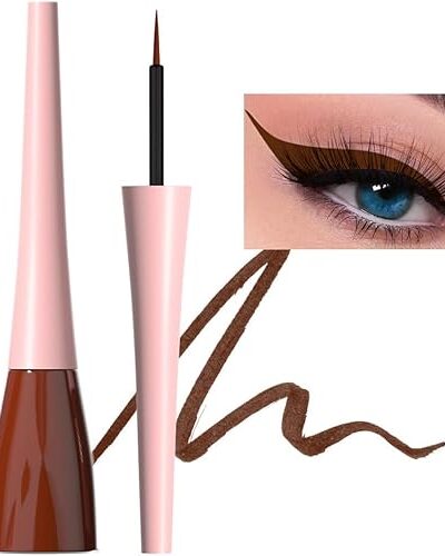 Maroon Liquid Eyeliner Waterproof, Colored Eye Liners for Women, Wing Eyeliner Stamps, Eyes Makeup
