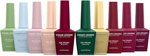Chaun Legend UV LED Gel Nail Polish 0.5oz Long Lasting High Shine Holiday 2024