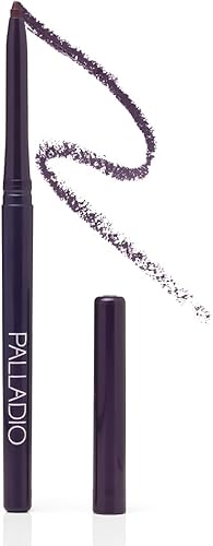 Palladio Retractable Waterproof Eyeliner in Exotic Plum, Long Lasting & Smudge Proof