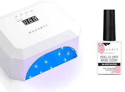 UV Gel Base Coat & Cordless Nail Lamp Bundle Deal