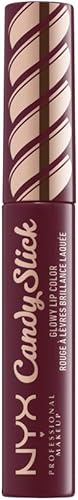 NYX Candy Slick Glowy Lip Color Gloss in Cherry Cola Burgundy Shade