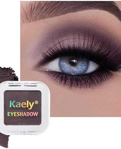 Kaely Smokey Plum Matte Eyeshadow Palette Waterproof Neutral Powder Mini Sombras For Eyes Makeup