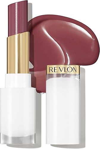 Revlon Super Lustrous Glass Shine Tinted Lipstick 007 Glazed Mauve 0.11oz