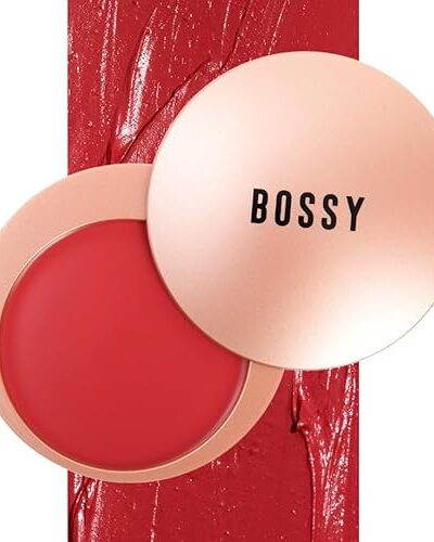 "Buttery Blush Perseverance - Deeply Pigmented Bright Red Lip Color"