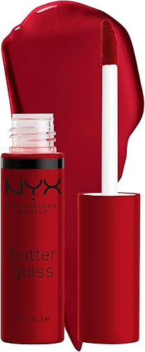 NYX Butter Gloss Rocky Road Wine Lip Gloss Non-Sticky Shine