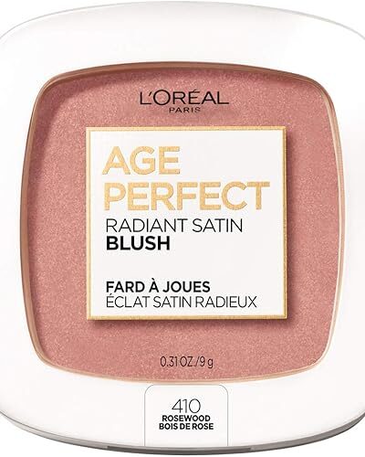 L'Oréal Paris Age Perfect Radiant Satin Blush with Camellia Oil, Rosewood Shade