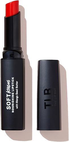 Nourishing Vegan Lipstick - Soft Kisses in Vexxed Orange Red