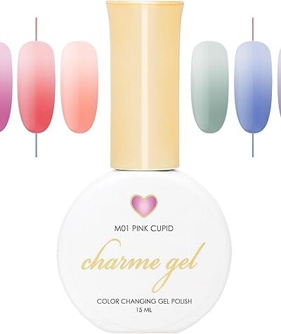 Daily Charme Color Changing Charme Gel Flower Child Collection UV Gel Nail Polish 6 Colors