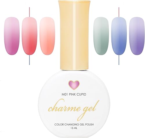 Daily Charme Color Changing Charme Gel Flower Child Collection UV Gel Nail Polish 6 Colors