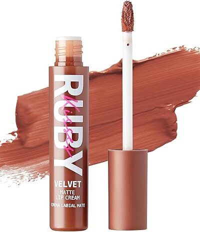 Ruby Kisses Velvet Lip Gloss, Long Lasting Lip Stain, Rich Color & Hydration