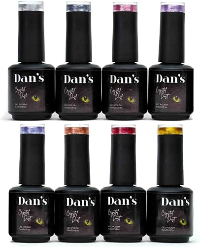 Cat Eye Magnetic Gel Nail Polish Set with 8 Colors & Magnet Stick Manicure Kit