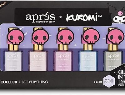 APRILIS Kuromi Cat Eye Gel Nail Polish Set of 5