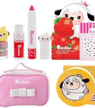 Korean Beauty Sampler Set with Nail Polish, Masks & Makeup