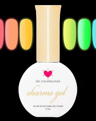 Daily Charme Glow In Dark Gel Nail Polish 6 Colors Set UV LED Soak Off 15ml