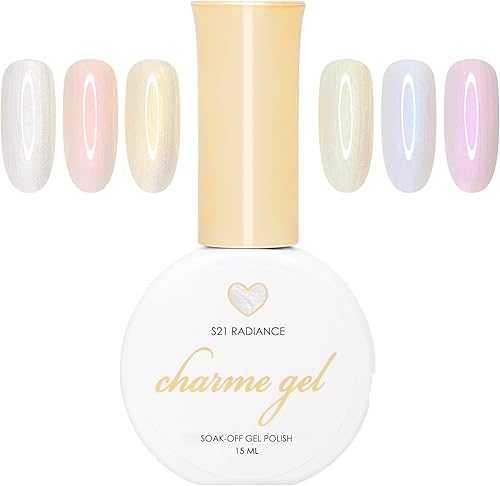 Daily Charme Pearl Shimmer Gel Nail Polish 6 Colors Set 15ml UV Led Soak Off Manicure
