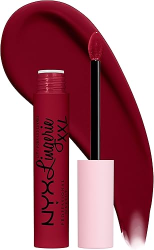 NYX Lip Lingerie XXL Matte Liquid Lipstick in Sizzlin' Oxblood Red