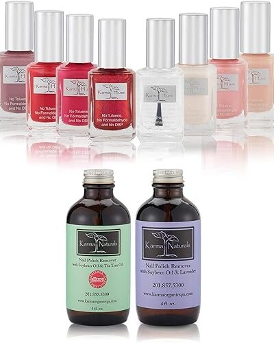 Vegan Christmas Nail Polish Set - 10 Non-Toxic, Cruelty-Free Shades