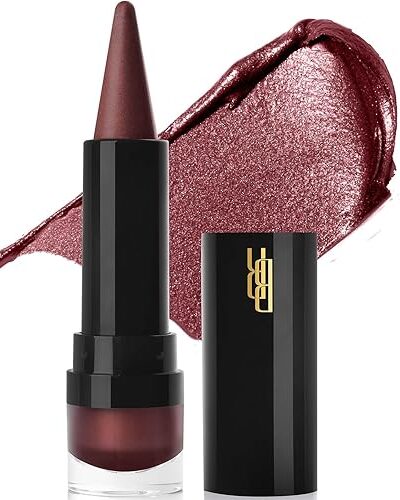 Black Radiance Metalicious Metallic Lipstick Lip Sculptor Lava Chrome Burgundy Shade