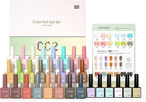 CC1 + CC2 Gel Nail Polish Set Vibrant Colors Combo