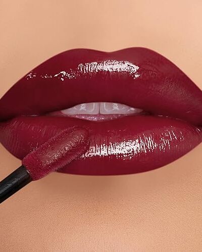 K7L Dark Red Lip Gloss Born Free Vibrant Lip Color