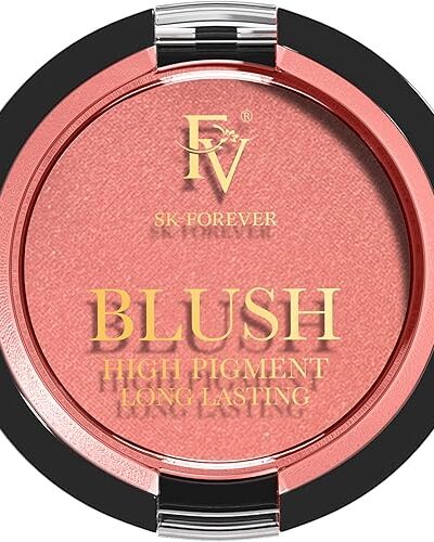 Long Lasting Powder Blush - Lightweight, Buildable Color, Transfer-Resistant Shimmer Finish - Rose Shimmer