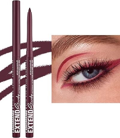 Burgundy Eyeliner Pencil Waterproof Retractable Smudge-proof Hypoallergenic 07#