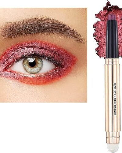 Waterproof Eyeshadow Stick Eyeliner Pencil, Shimmer Eyes Makeup, Long Lasting, Hypoallergenic, Natural.