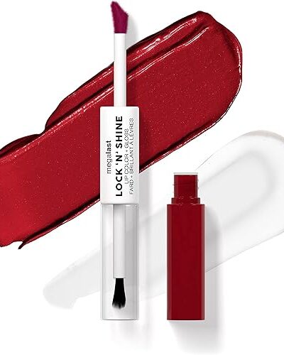 Wet n Wild Megalast Lock 'N' Shine Lip Color & Gloss in Red-Y For Me