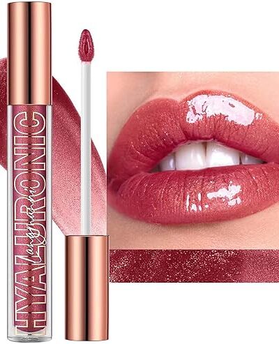 Vegan Lip Gloss, Tinted Lip Plumper, Moisturizing Lip Balm, High Shine Lip Care, Long Lasting Lip Gloss