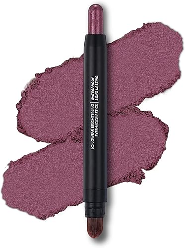 Dual Ended Eyeshadow Stick 12 Colors Matte Shimmer Waterproof Long Lasting Creamy Eyeshadow Pencil