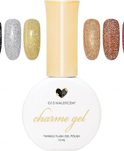 Daily Charme Charme Gel Autumn Twinkle Flash Gel Nail Polish Collection 6 colors
