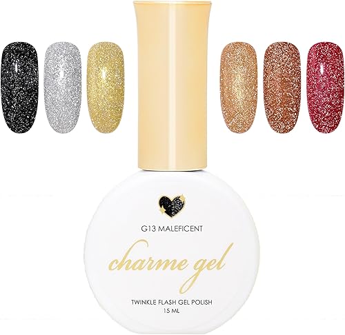 Daily Charme Charme Gel Autumn Twinkle Flash Gel Nail Polish Collection 6 colors