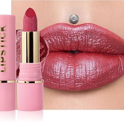 "Long Lasting Lipstick & Lip Gloss Set, Waterproof Lip Makeup Gift for Women"