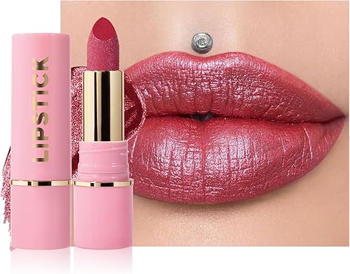 "Long Lasting Lipstick & Lip Gloss Set, Waterproof Lip Makeup Gift for Women"