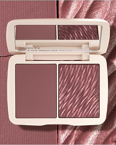 COVER FX Monochromatic Powder Blush Duo in Sweet Mulberry