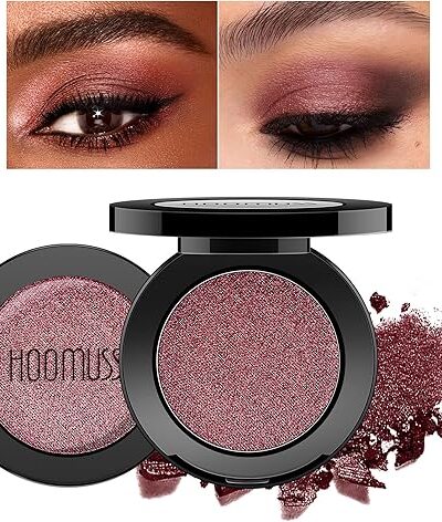 Burgundy Red Eyeshadow Palette Gothic Wine Red Matte Shimmer Makeup High Pigment Long Lasting